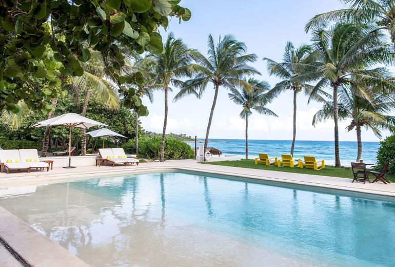 Xpu002 - Villa privée en bord de mer avec terrasses à Xpu-Ha