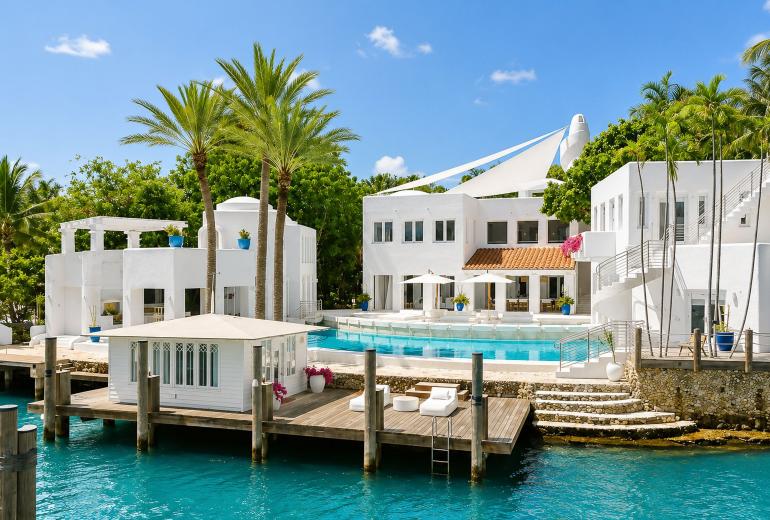 Mia009 - Propriété en bord de mer style Mykonos à Miami