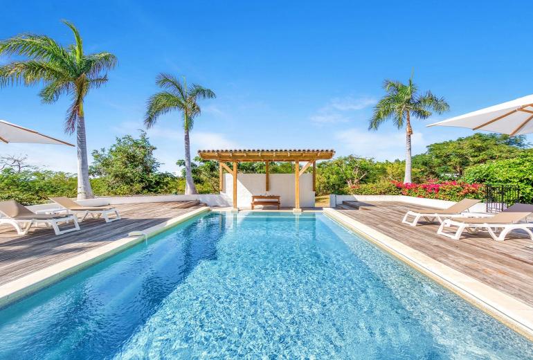 Sxm017 – Villa avec vue sur la mer avec piscine à Terres Basses