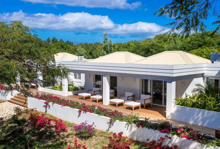Sxm017 – Villa avec vue sur la mer avec piscine à Terres Basses