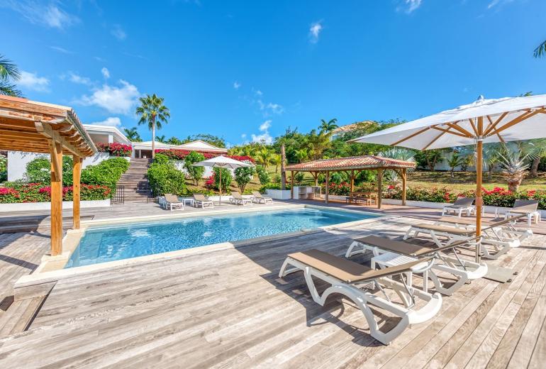 Sxm017 – Villa avec vue sur la mer avec piscine à Terres Basses