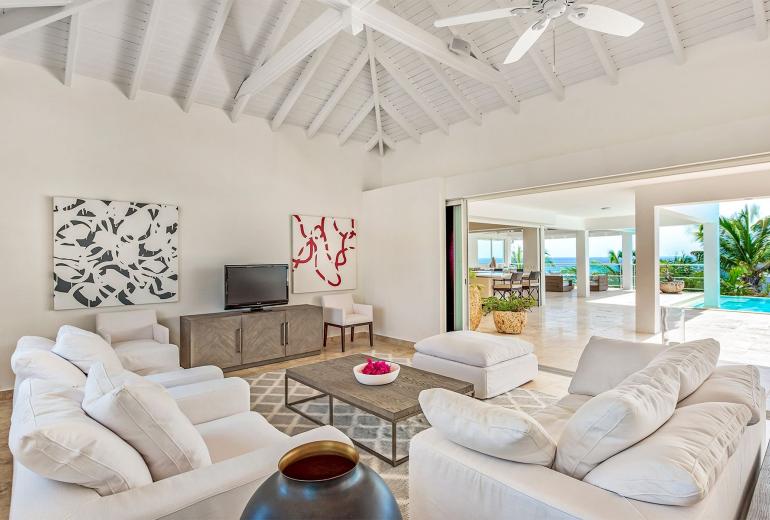 Sxm021 – Villa moderne avec vue mer à Terres Basses