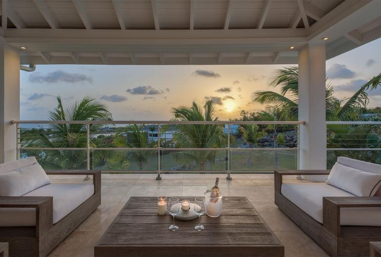 Sxm021 – Villa moderne avec vue mer à Terres Basses