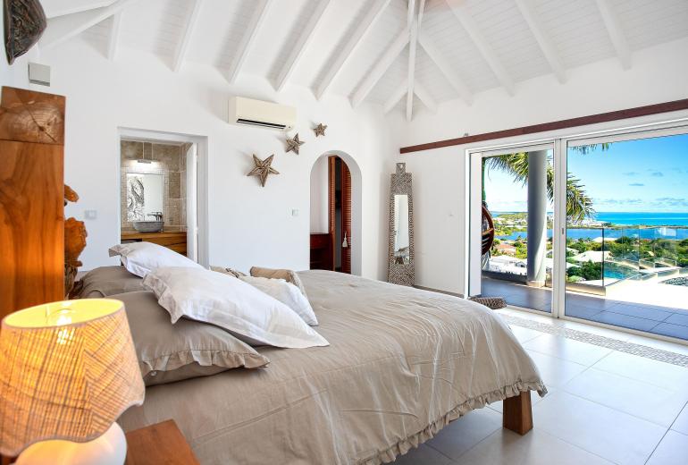 Sxm030 – Villa avec vue sur la mer et piscine à Mont Vernon