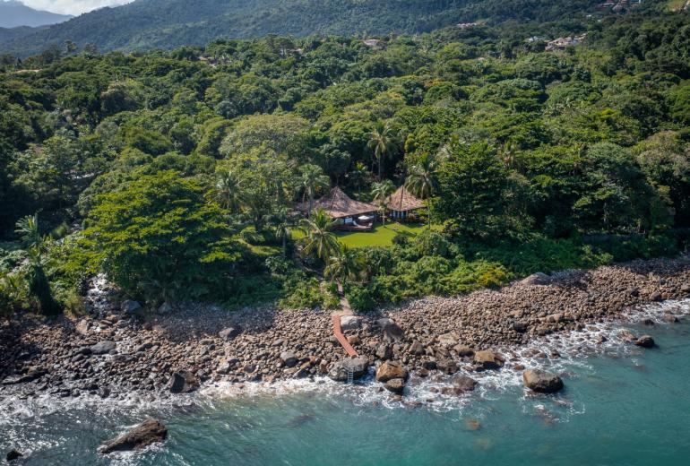 Sao601 - Casa frente al mar en medio de la naturaleza en Ilhabela