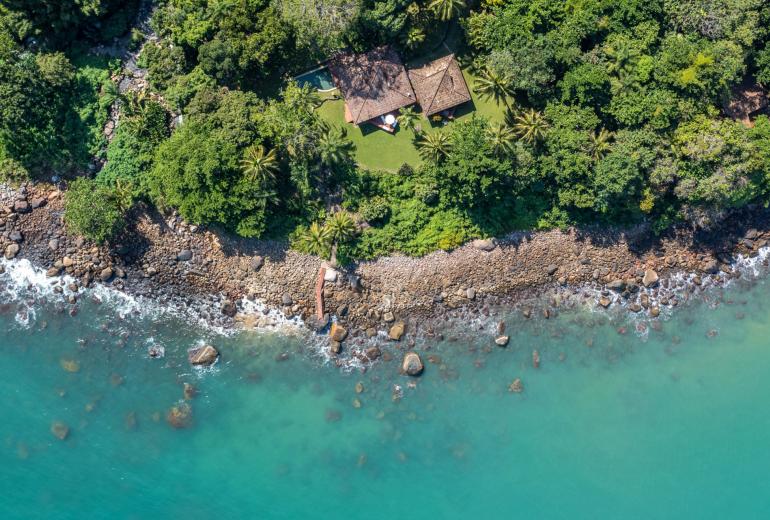 Sao601 - Villa face à la mer en pleine nature à Ilhabela