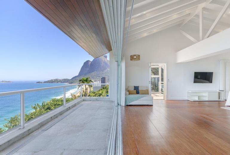 Rio106 - Mansão com vista incrível para o mar em São Conrado