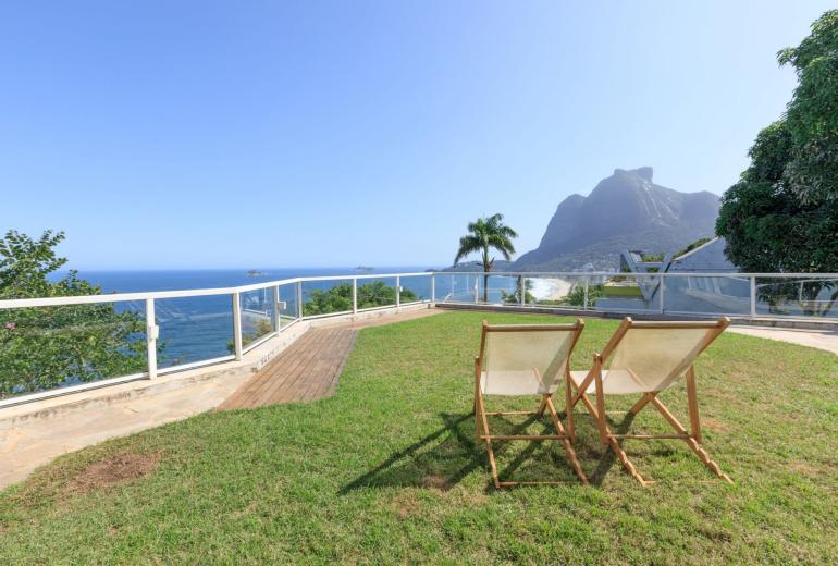 Rio106 - Mansão com vista incrível para o mar em São Conrado