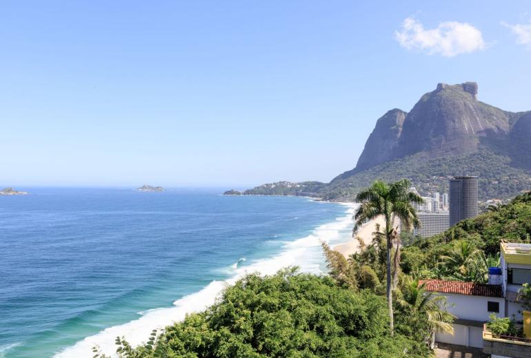 Rio106 - Mansão com vista incrível para o mar em São Conrado