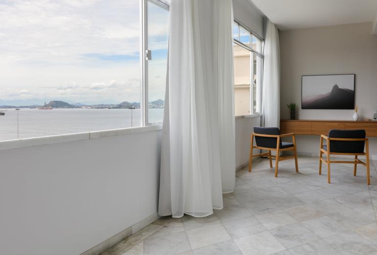 Rio349 - Bel appartement avec vue mer à Flamengo
