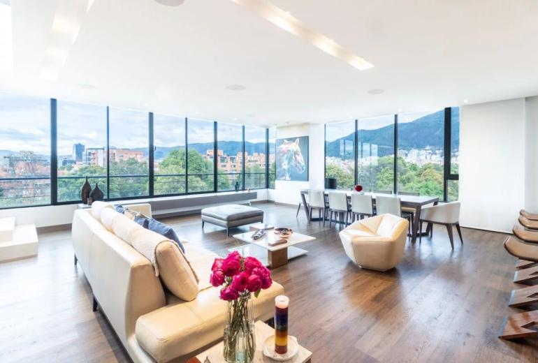 Bog023 - Appartement duplex de luxe avec terrasse à El Virrey, Bogotá