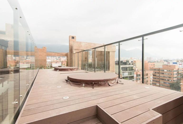 Bog023 - Appartement duplex de luxe avec terrasse à El Virrey, Bogotá