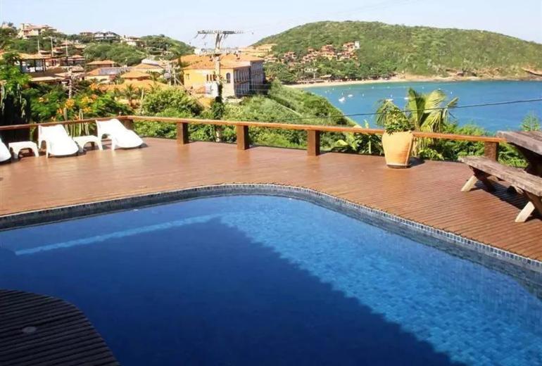Buz050 - Maison avec vue à Joao Fernandes, Buzios