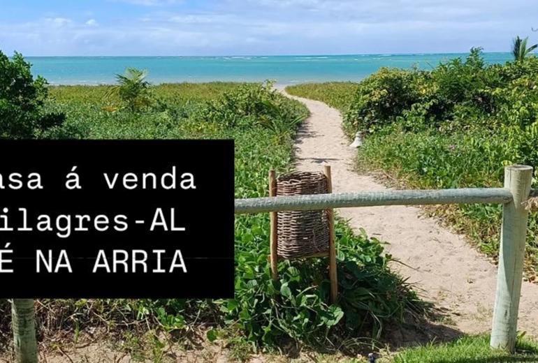 Ala006 - Milagre, casa a venda no paraíso