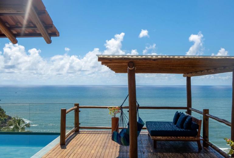 Bah151 - Villa de 5 suites con vista al mar en Itacaré