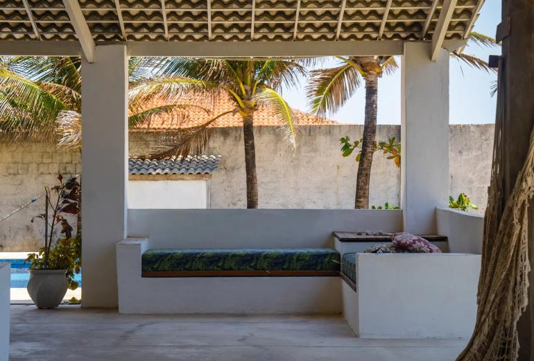 Cea083 - Casa pé na areia com piscina e vista para o mar