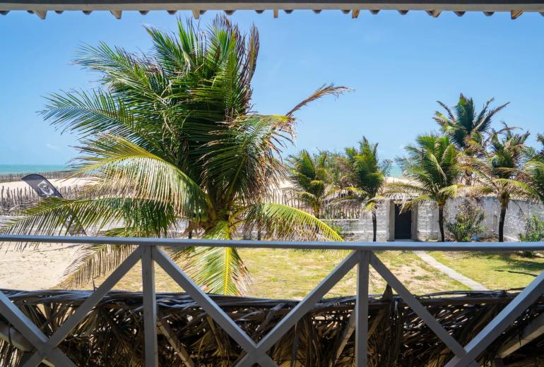 Cea083 - Casa pé na areia com piscina e vista para o mar