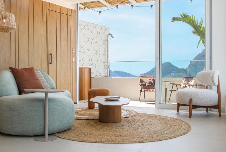 Rio008 - Penthouse dúplex en Leblon – Vista panorámica y piscina privada