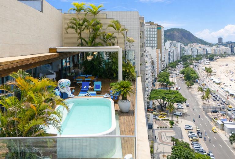 Rio114 - Cobertura de luxo à beira-mar em Copacabana