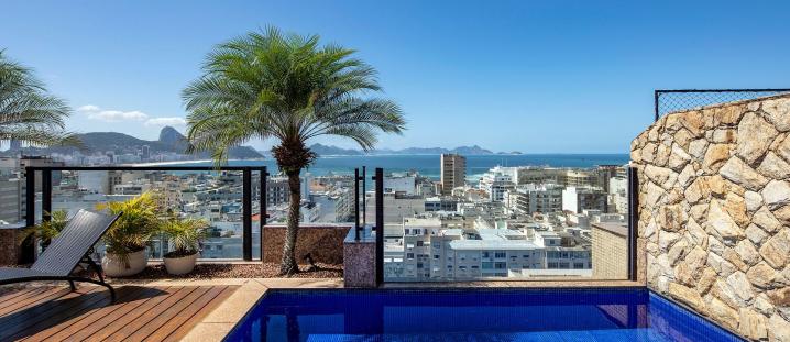 Rio034 - Penthouse con piscina y vista en Ipanema