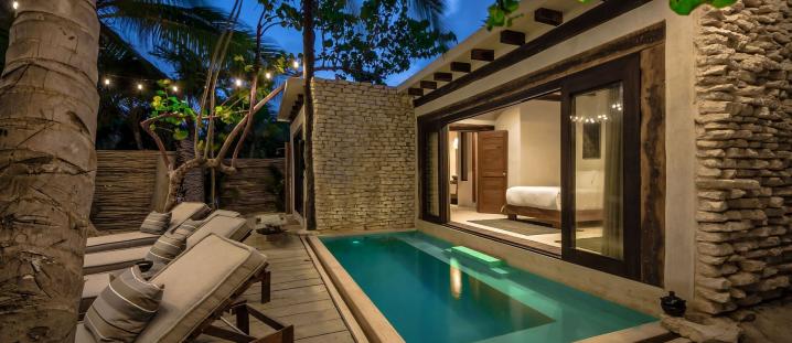 Tul026 - Fantastic sea front house in Tulum