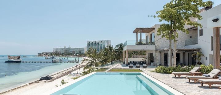 Can003 - Villa de luxo à beira-mar em Cancún