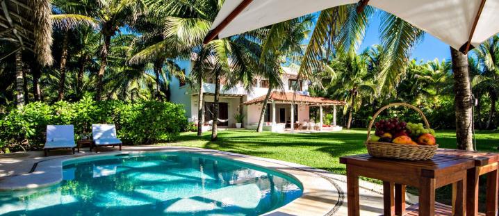 Pta005 - Superbe villa entre la plage et palmeraie en Xpu-Ha