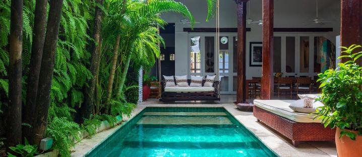 Car083 - Charming villa with pool and 3 suites in Cartagena