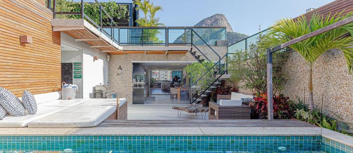 Rio018 - Beautiful triplex penthouse with pool in Leblon